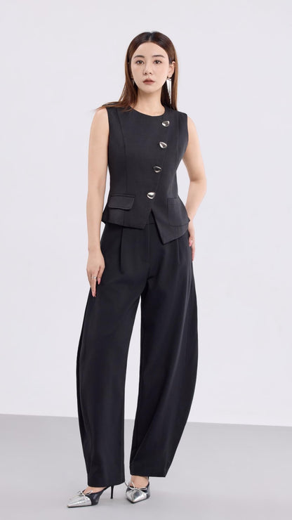 Autelia Button Down Tailored Vest