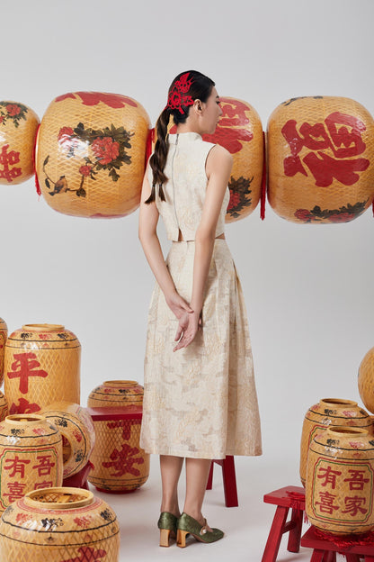 Ran Orient A-line Skirt