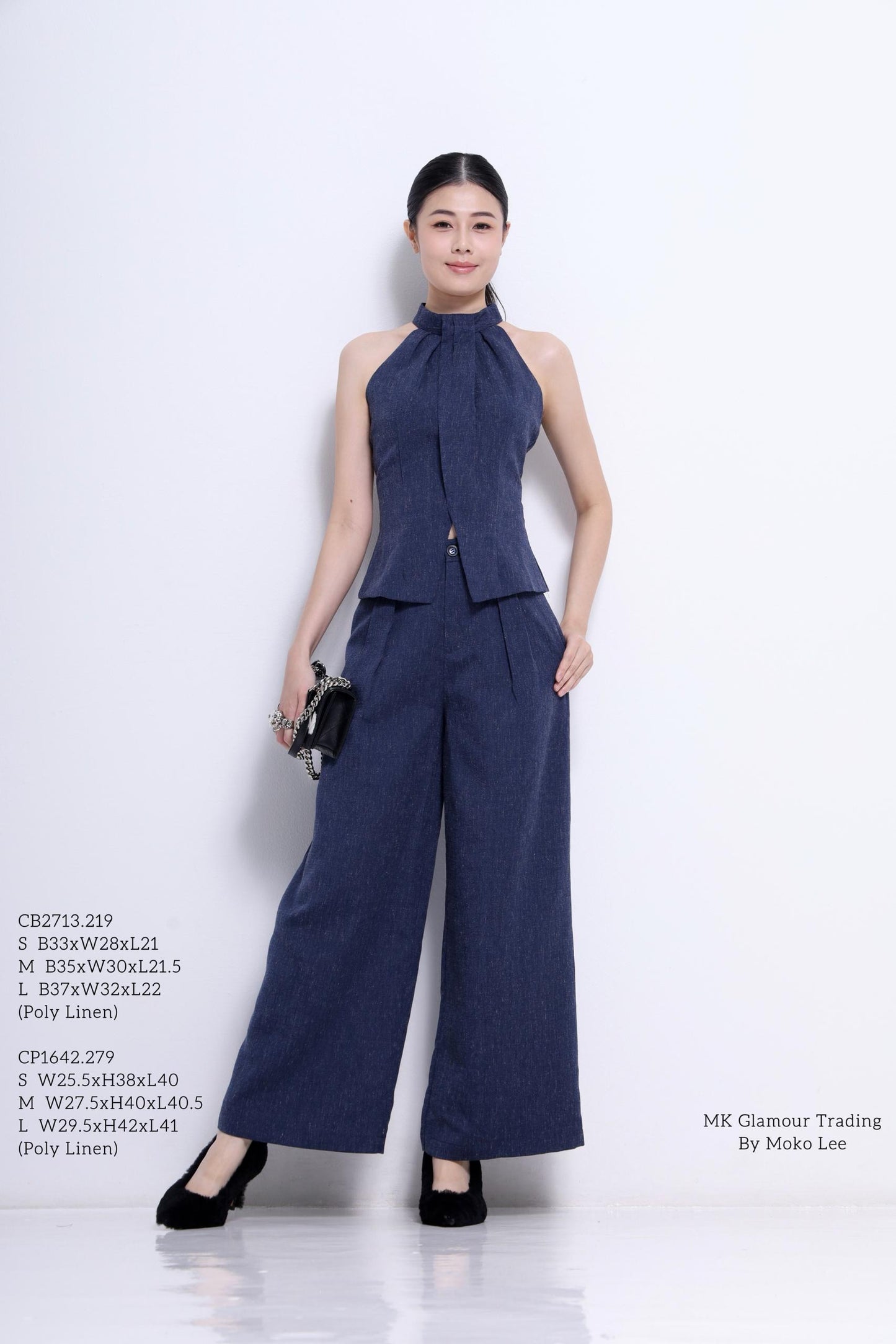 Solar Cut Out Linen Top