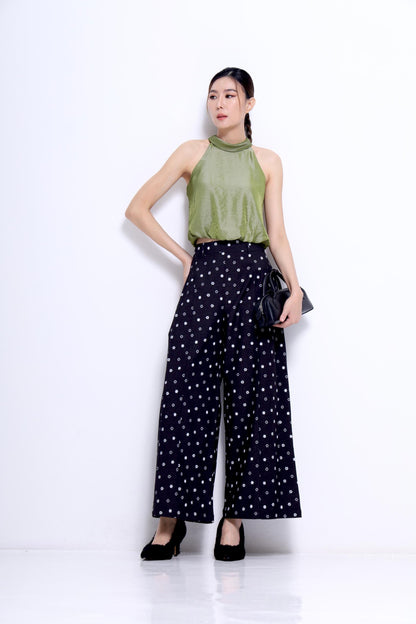 Elise Star Prints Wide Legged Pants