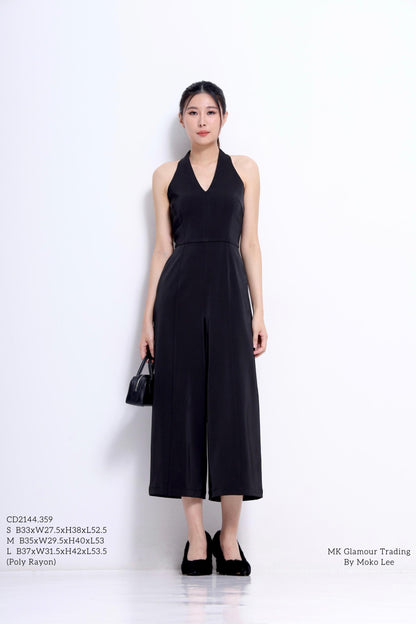 Vina V-Neck Jumpsuit