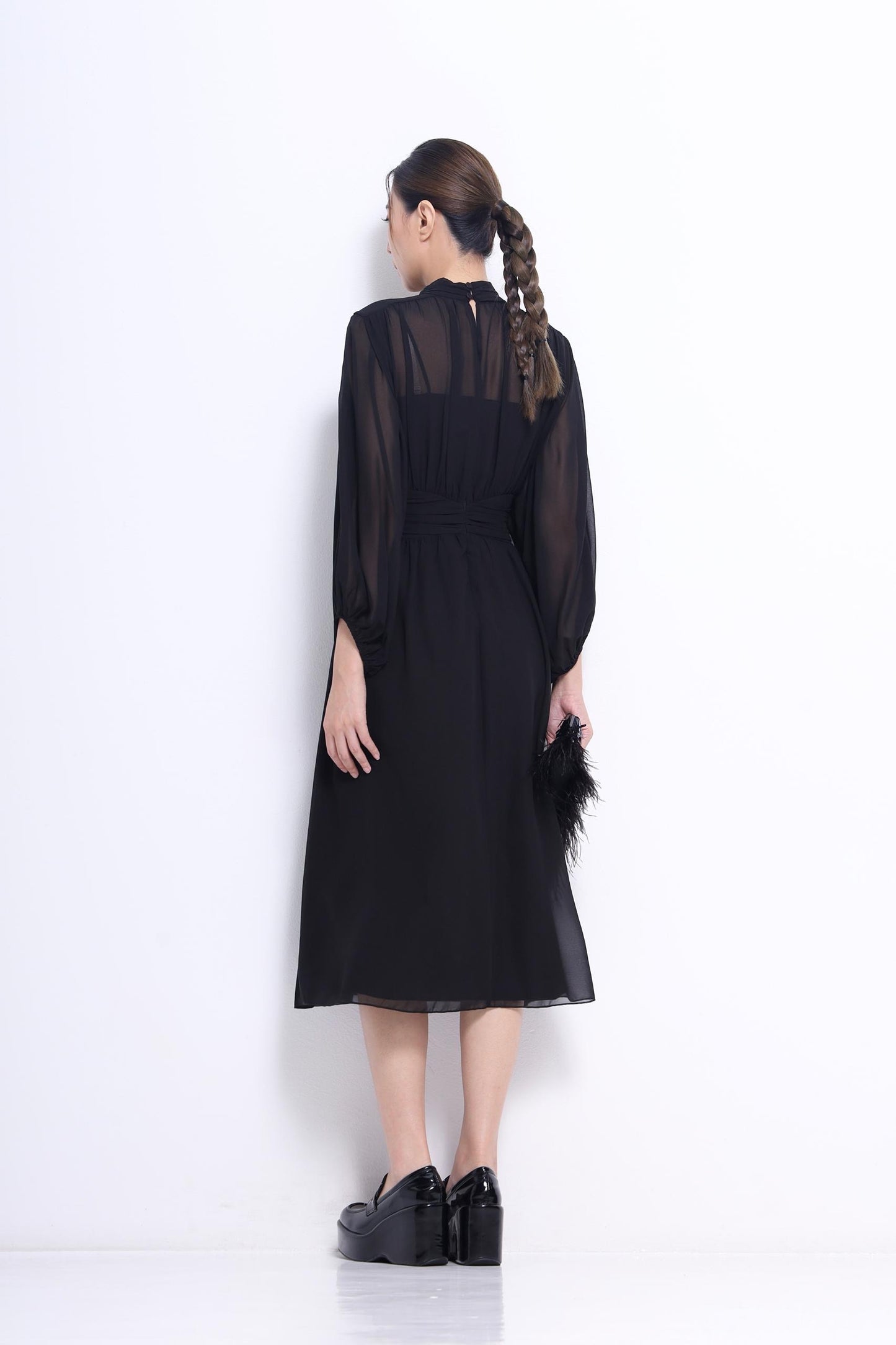 Chloe Lavalliere Chiffon Dress