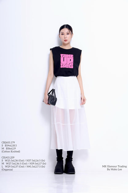 Take Up Space Cropped Tee