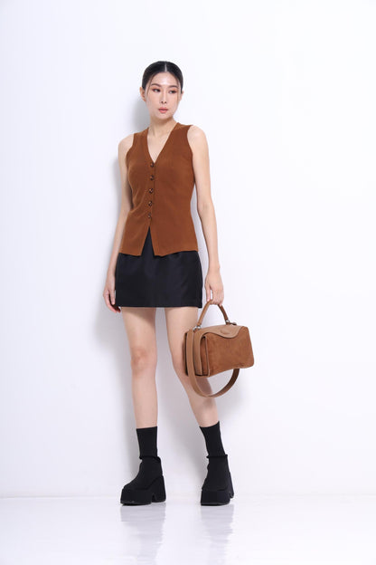 Claira V-Neck Knit Vest