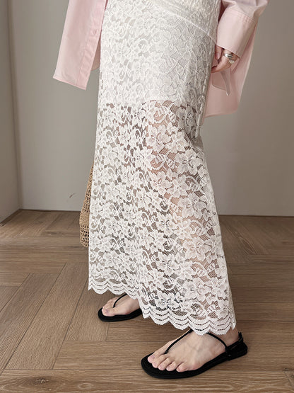 Laurine Lace Midaxi Skirt