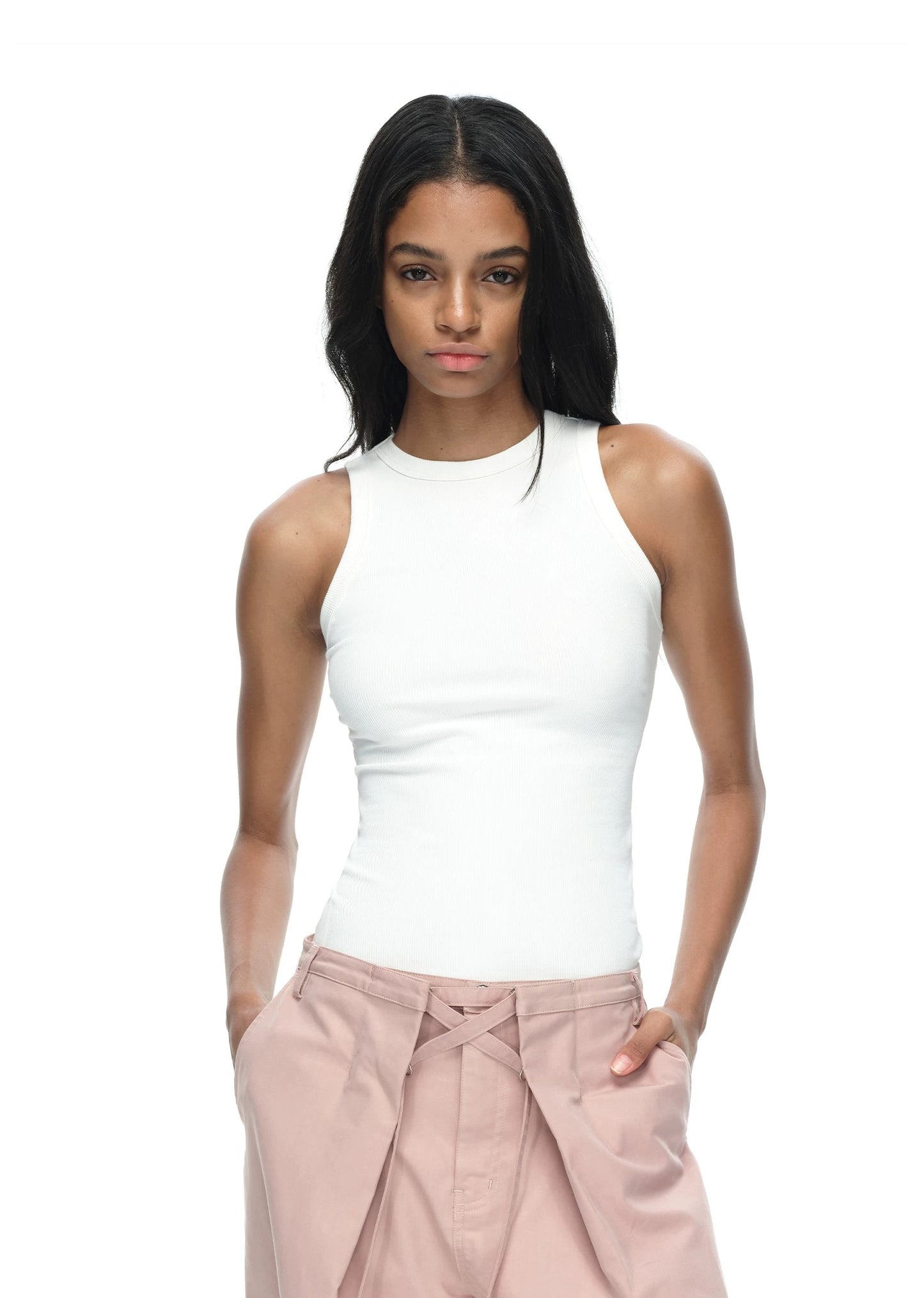 Rae Open Back Lace Tank Top (Padded)