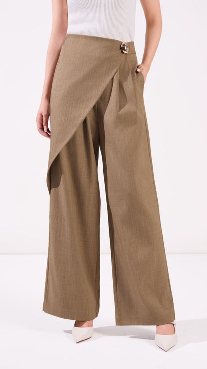 Ziri Overlap Straight Legged Pants