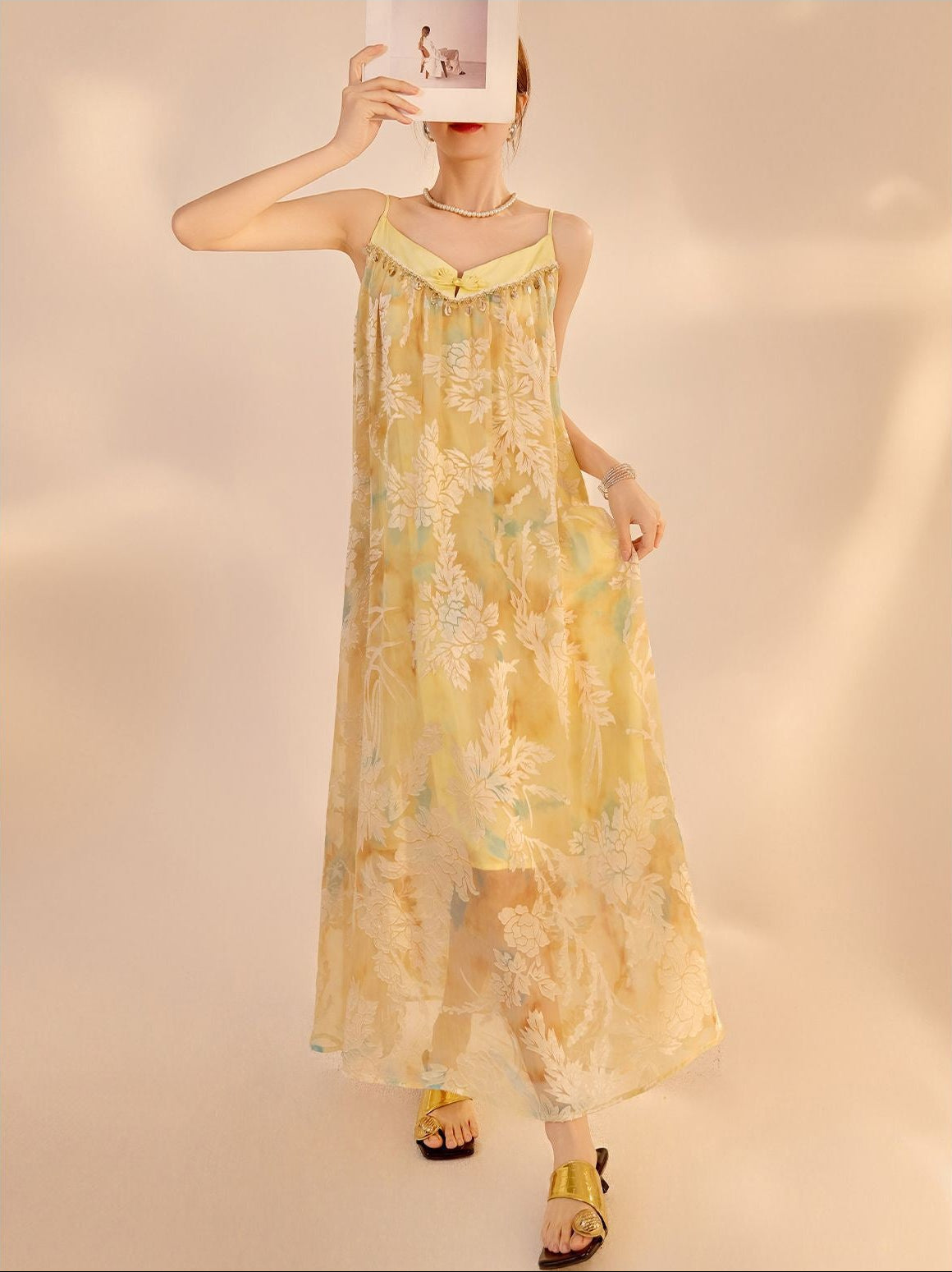 Huang Orient Flowy Dress