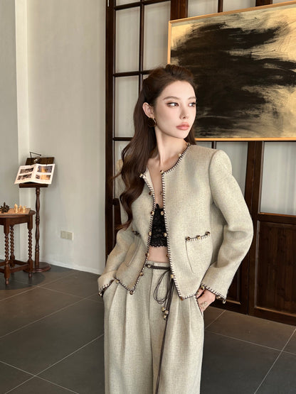 Blake Linen Jacket Setwear