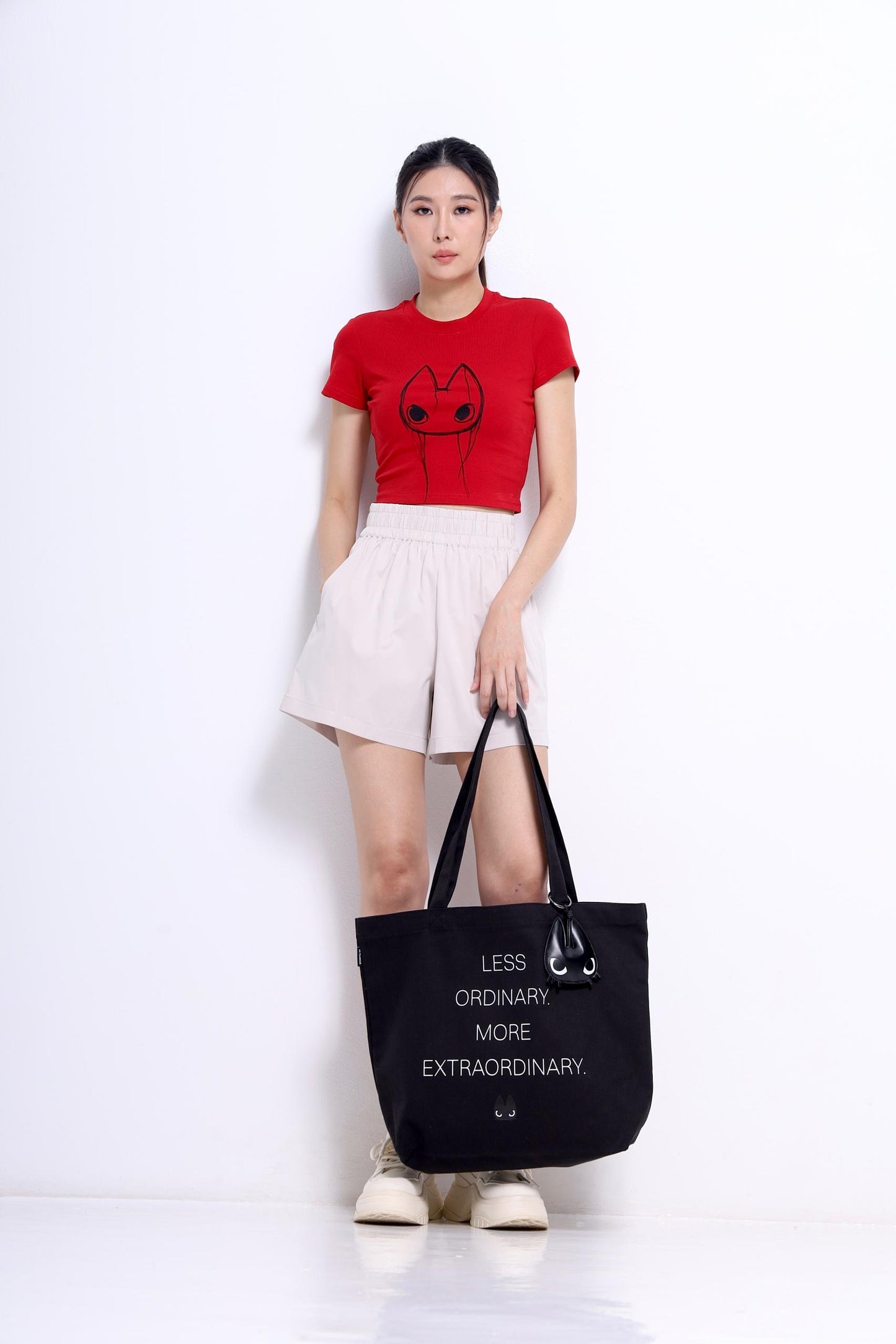 Omo Fitted Cropped Tee