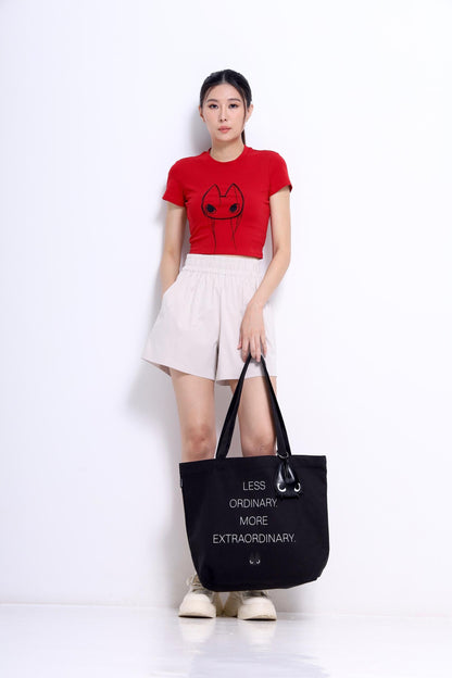 Omo Fitted Cropped Tee