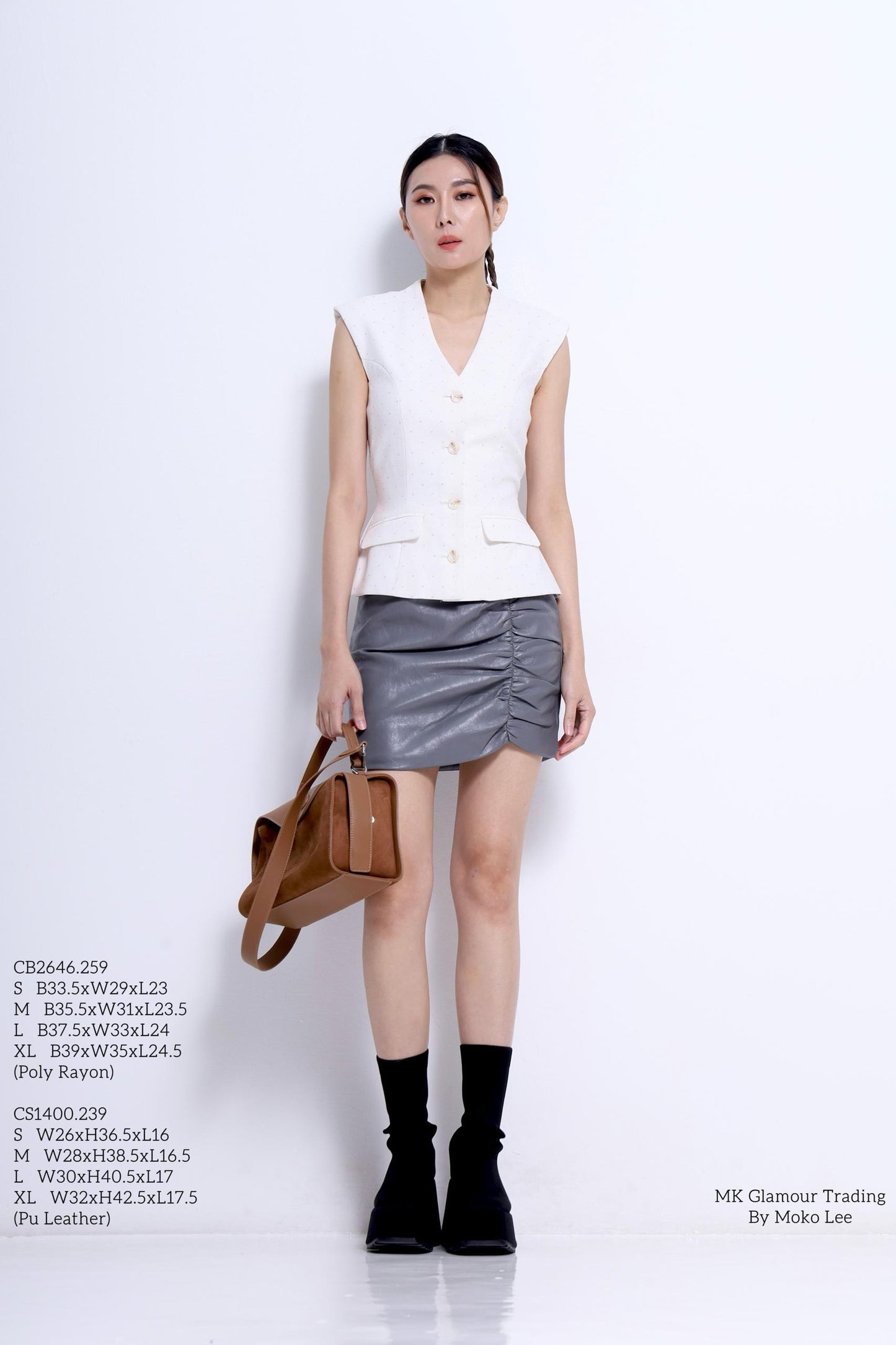 Andrea V- Neck Tailored Vest