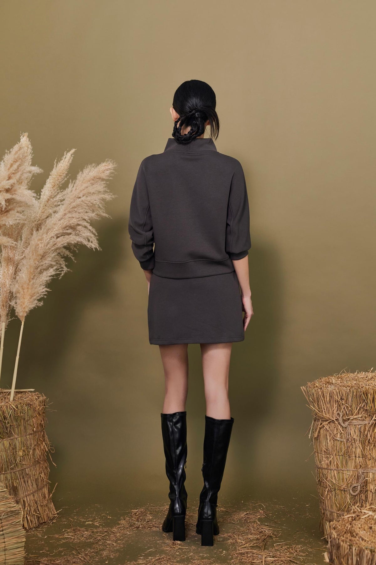 Carly Sporty Scuba Mini Skirt
