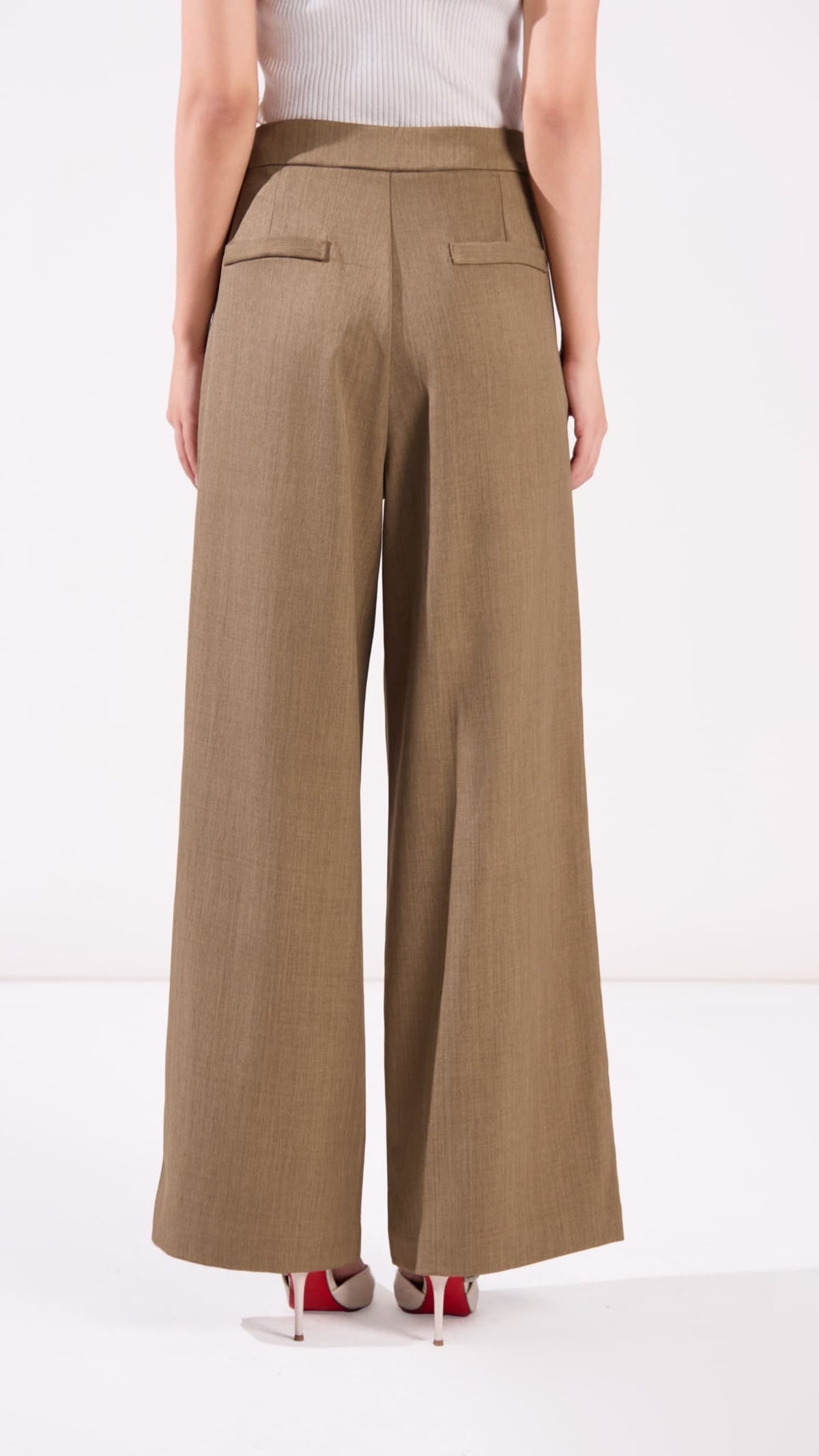 Ziri Overlap Straight Legged Pants