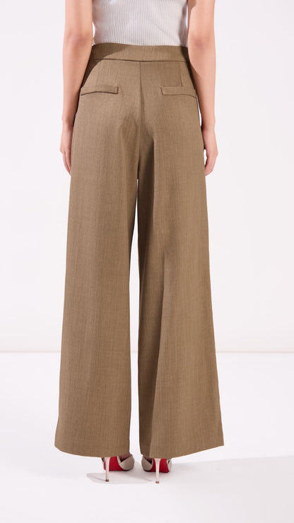 Ziri Overlap Straight Legged Pants