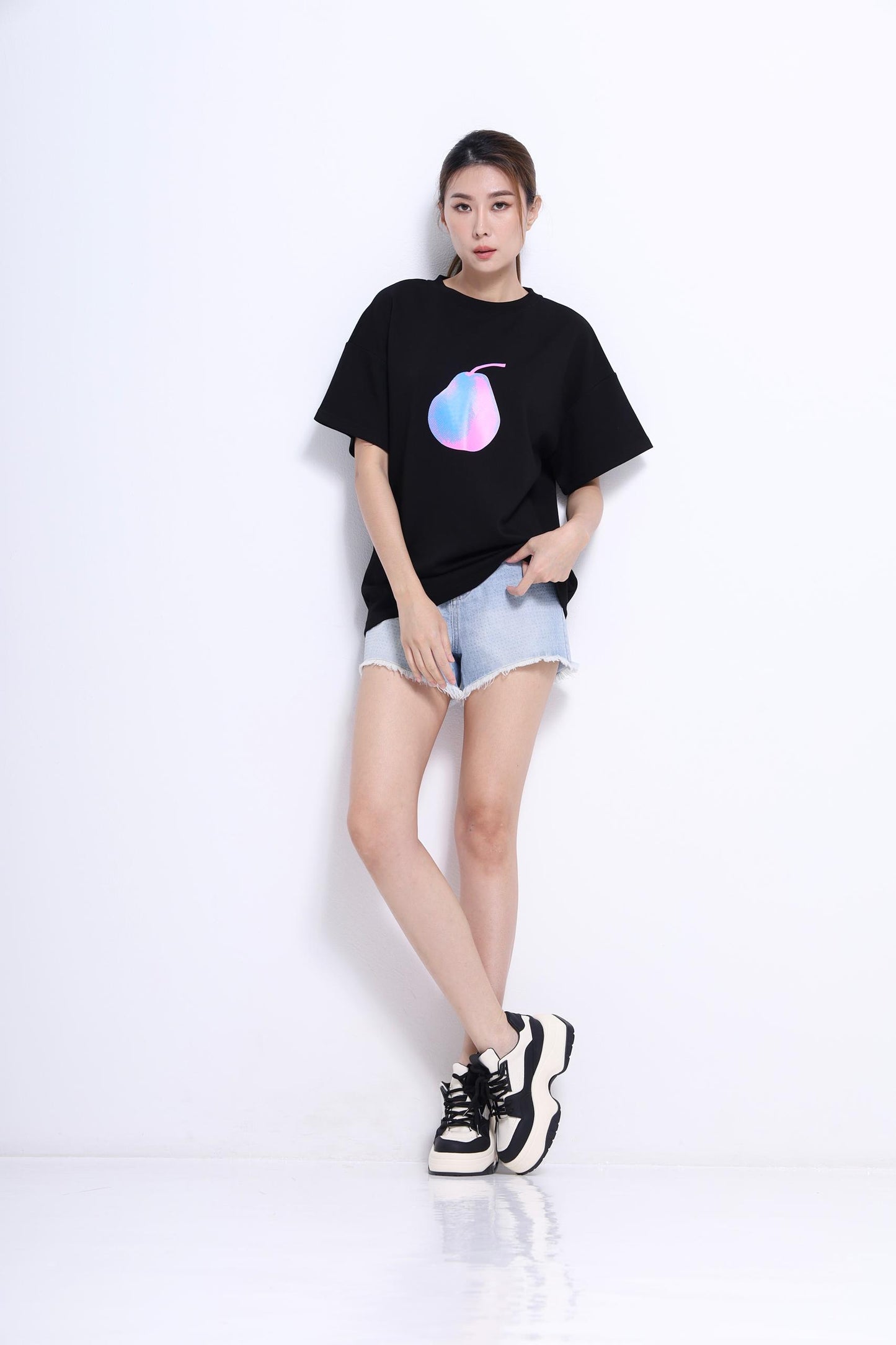 Neoprint Pear Oversized Tee