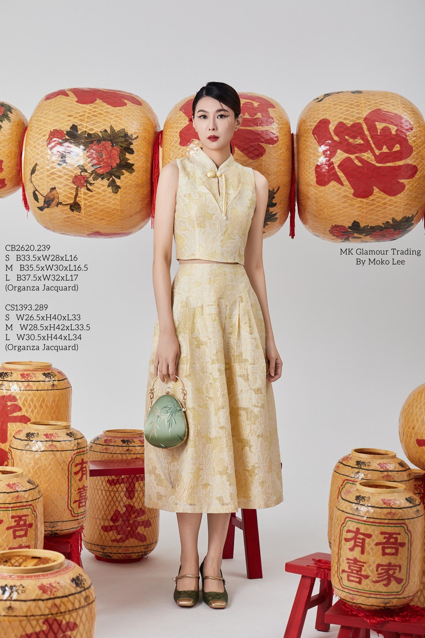 Ran Orient A-line Skirt