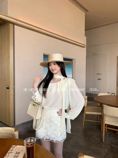 Ariel Sequins Mini Skirt