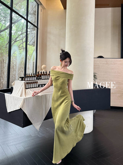 Magee Off Shoulder Evening Dress