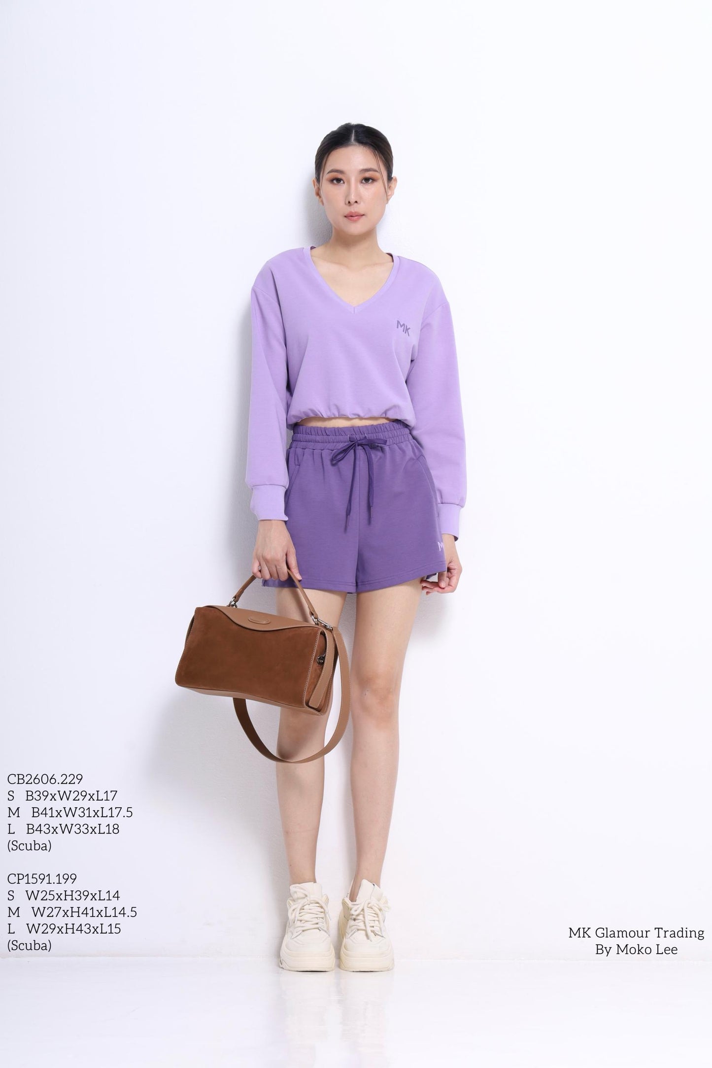 Moko Cropped V-neck Pullover