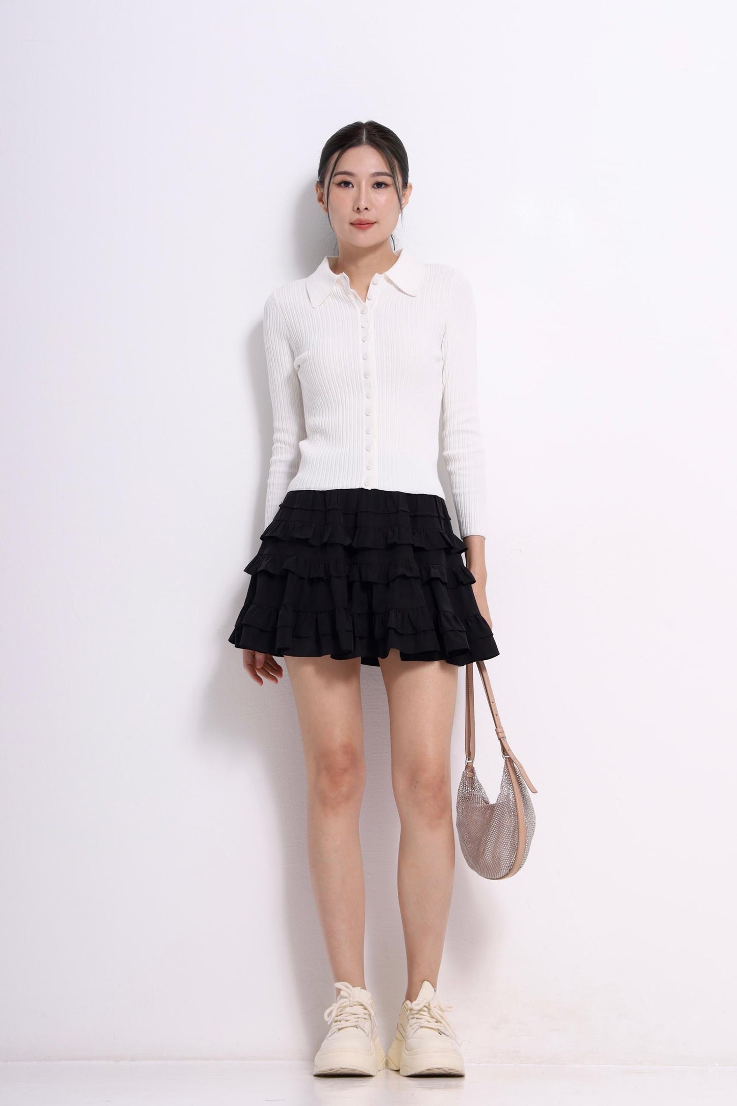 Jess Button Down Knit Top