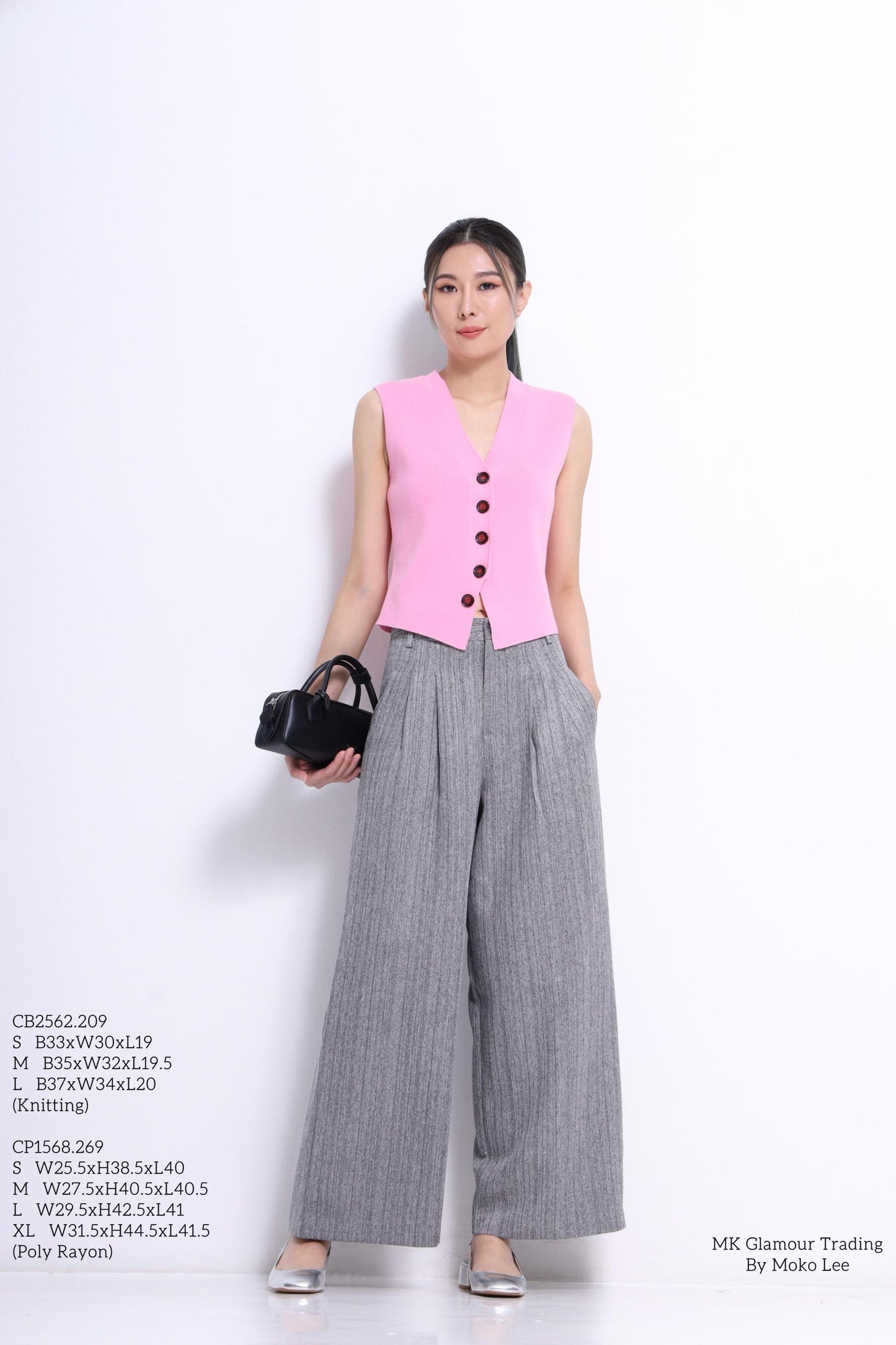 Claira V-Neck Knit Vest