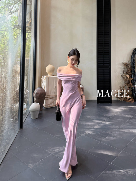 Magee Off Shoulder Evening Dress