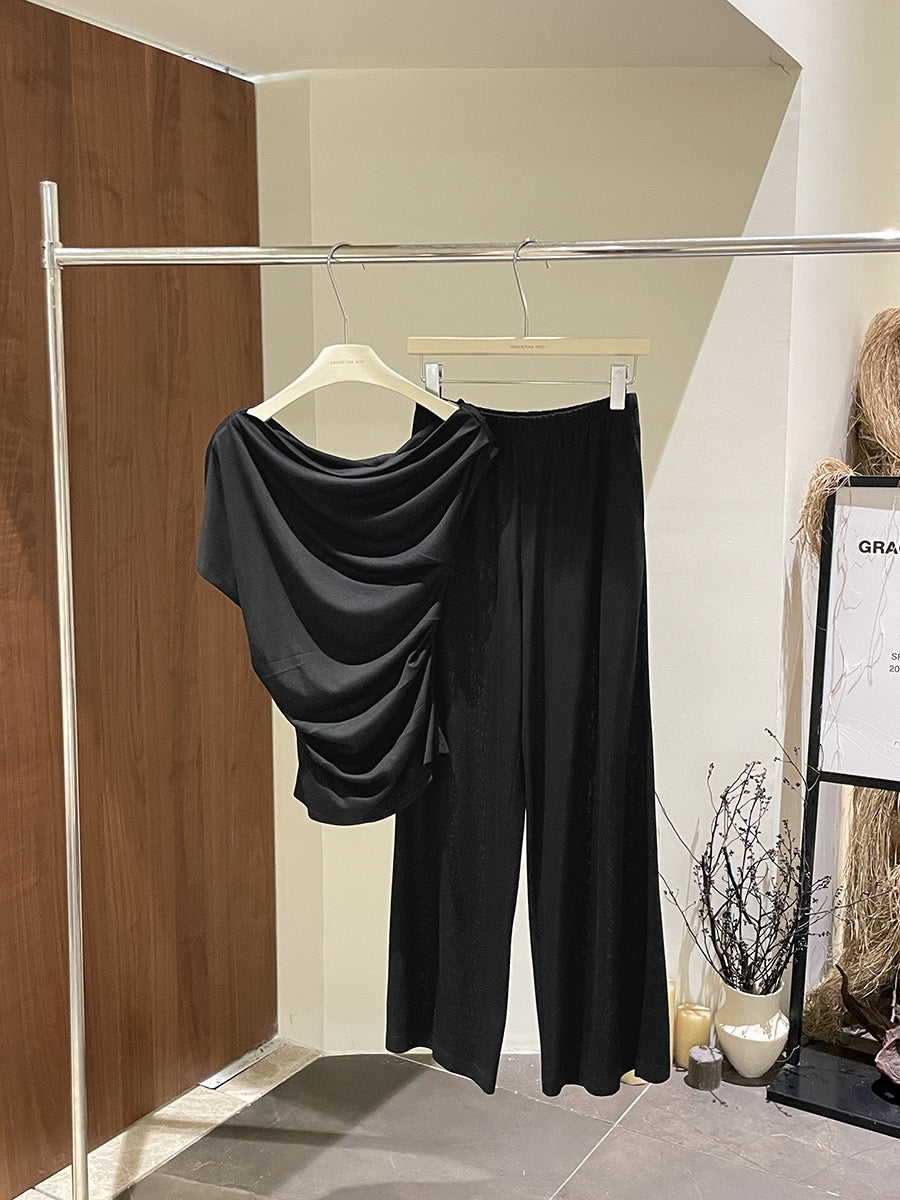 Carrie Asymmetrical Comfy Lux Setwear