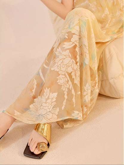 Huang Orient Flowy Dress