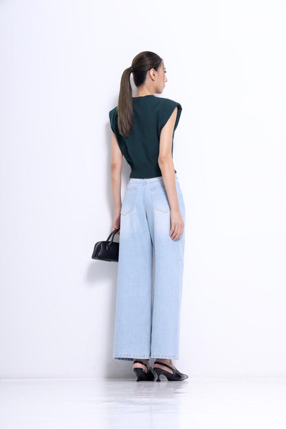 Josie V-Neck Cap Sleeve Knit