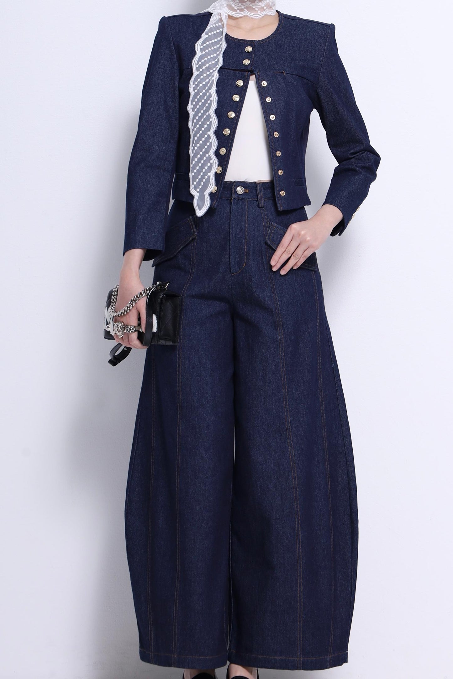 Ginna Cropped Officer Jacket