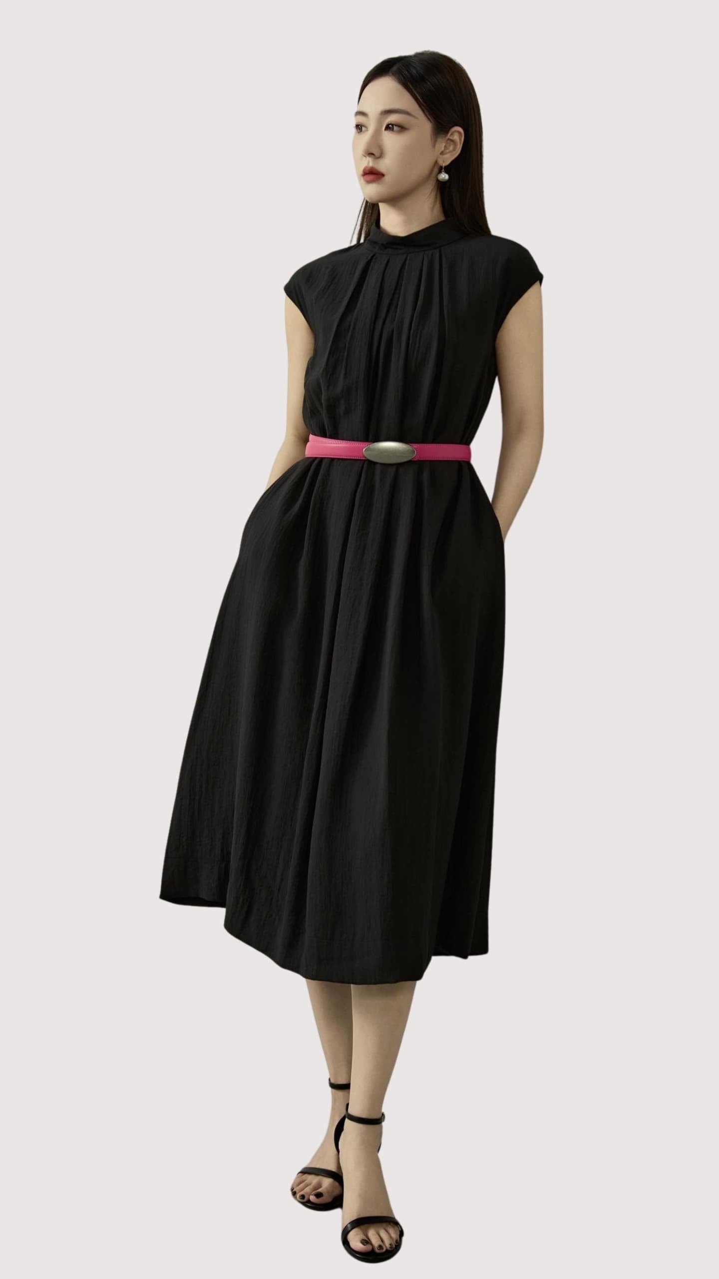 Ziri Round Neck Aline Dress