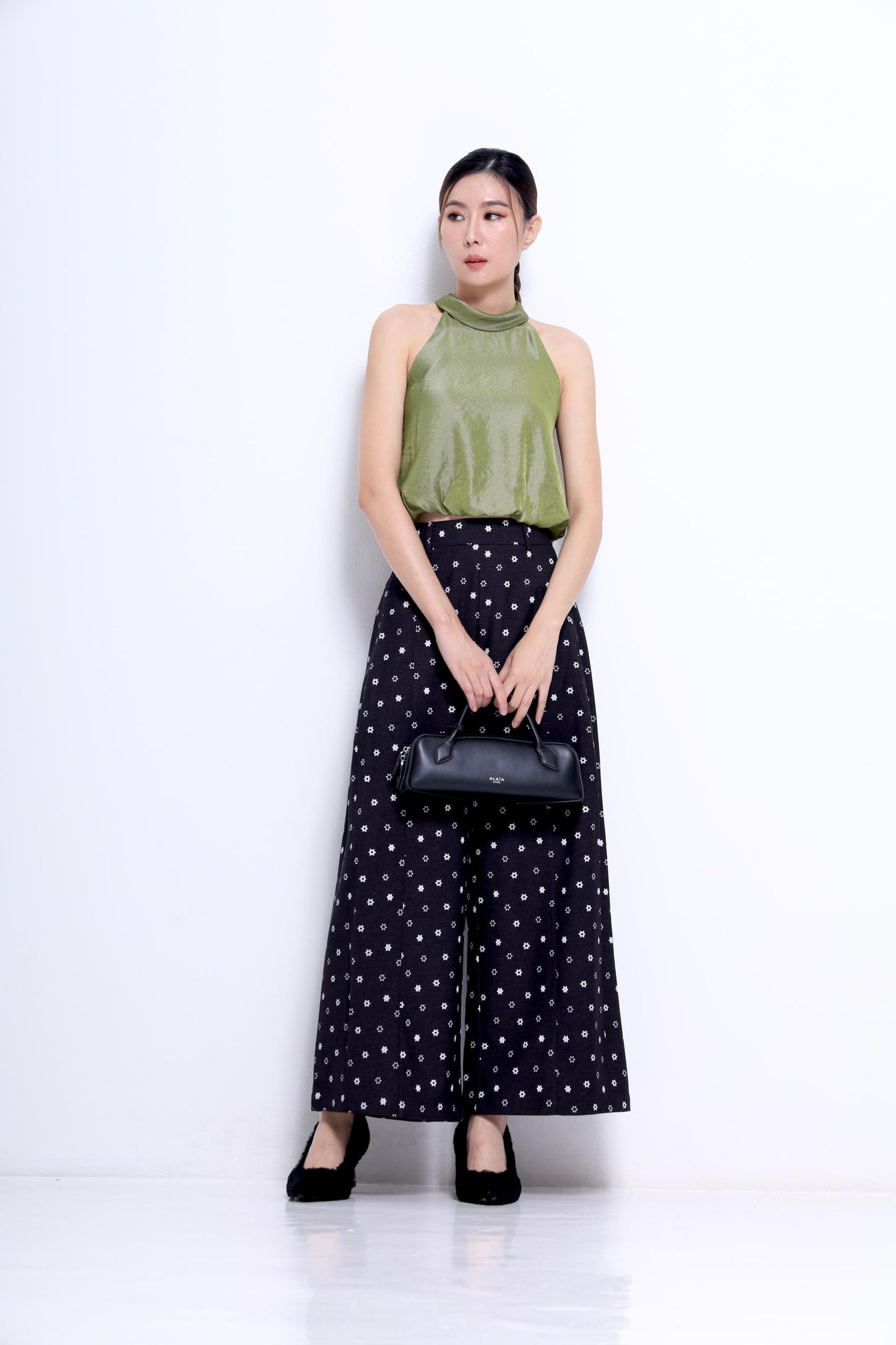 Elise Star Prints Wide Legged Pants