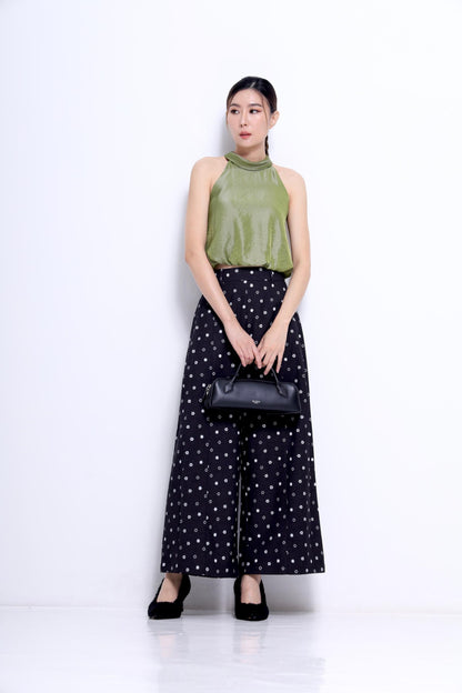 Elise Star Prints Wide Legged Pants