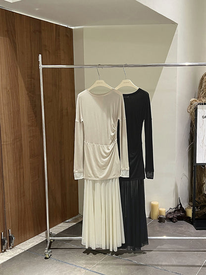 Reina Asymmetrical Tencel Dress