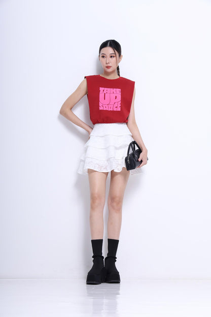 Take Up Space Cropped Tee