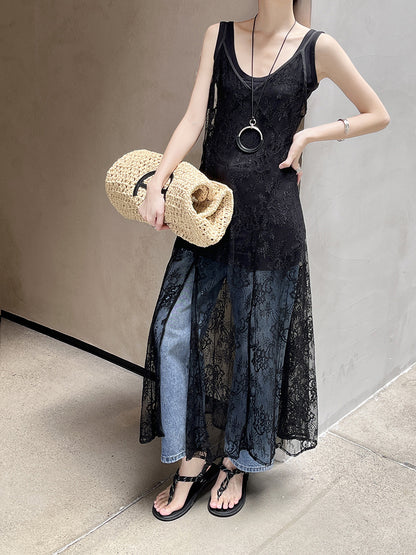 Gracetina Lace Layered Dress