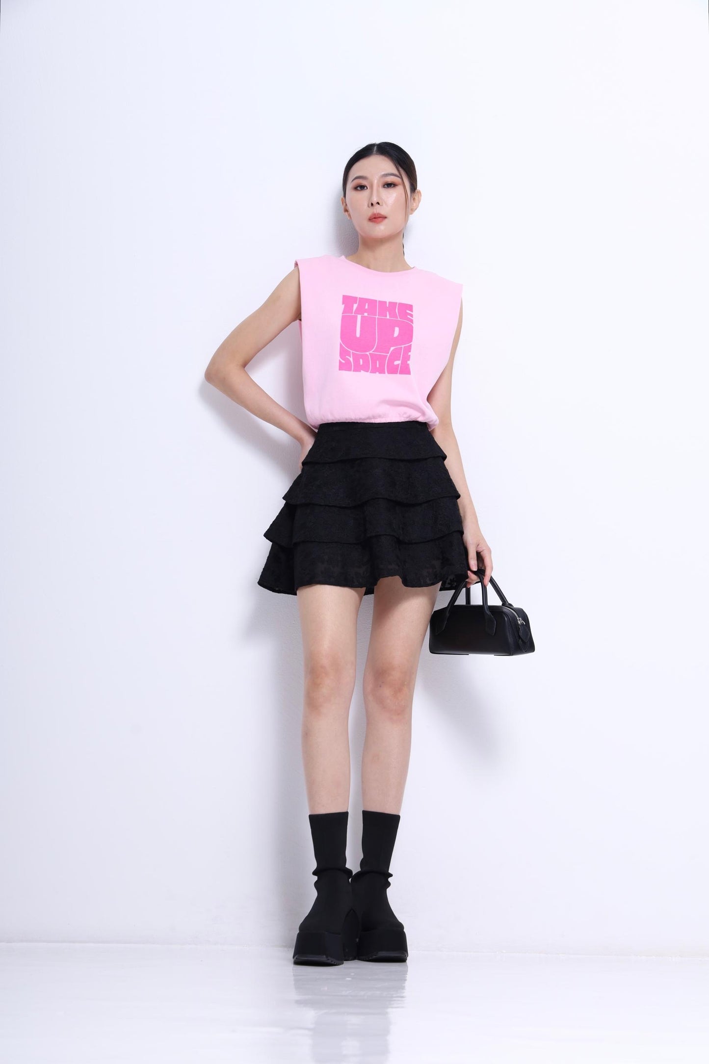 Take Up Space Cropped Tee