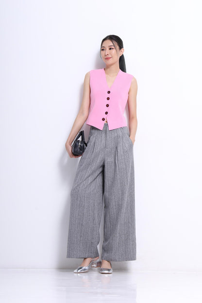 Claira V-Neck Knit Vest