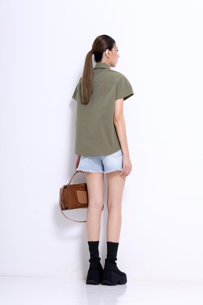 Riya Oversized Shirt with Pockets