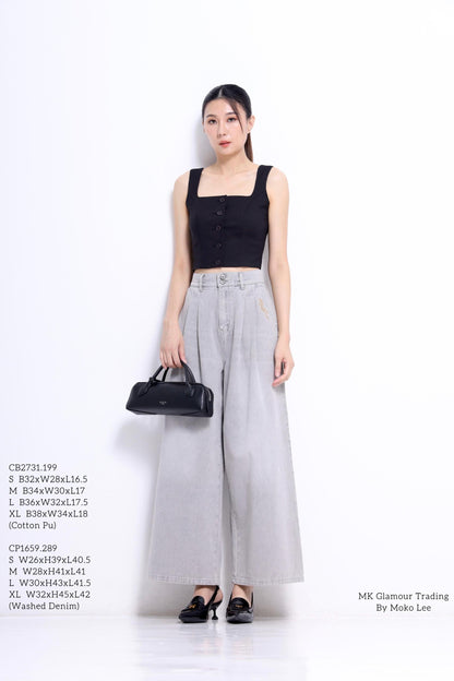 Jenn Wide Legged Denim Jeans