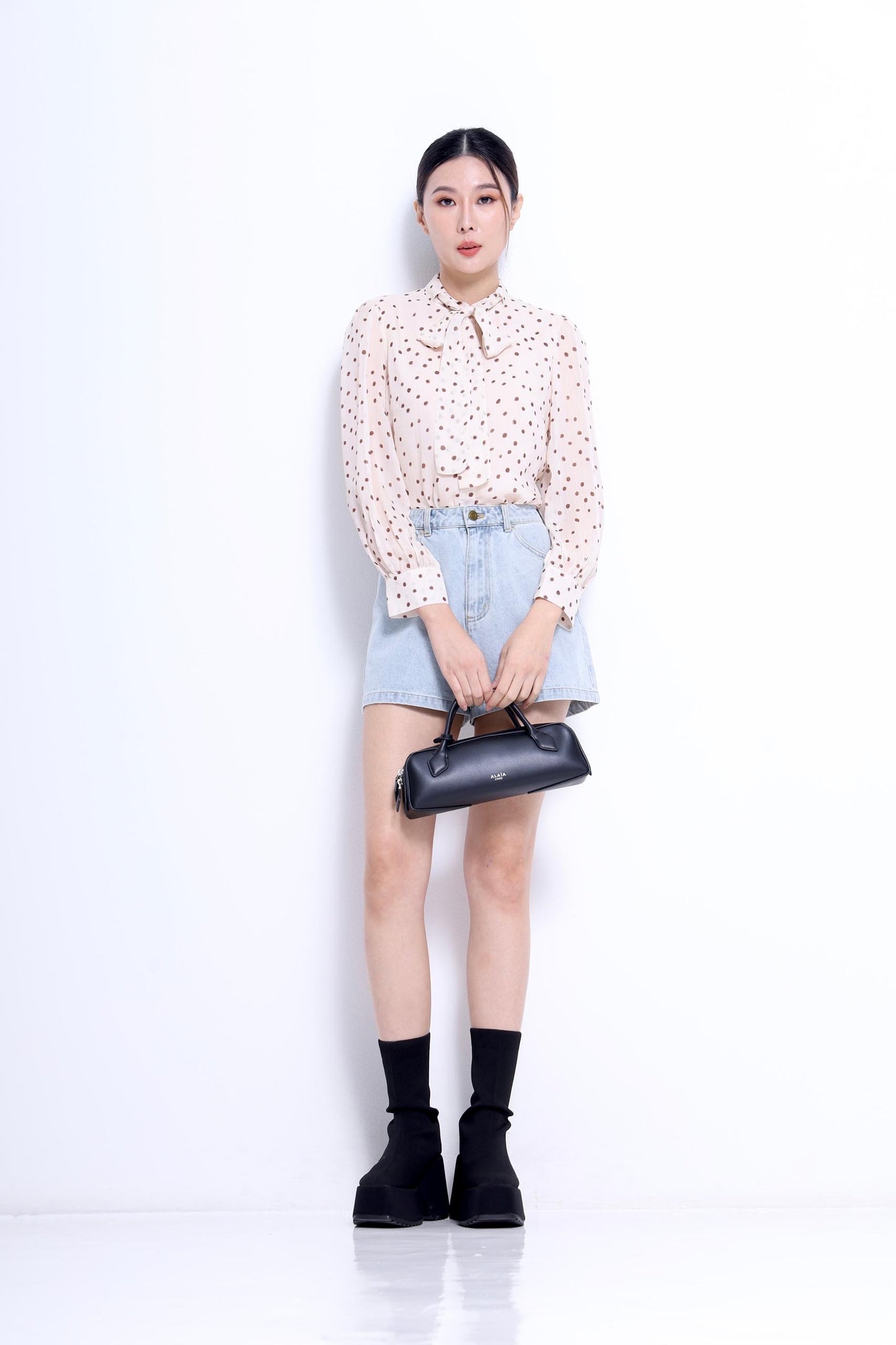 Maro Lavalliere Chiffon Blouse