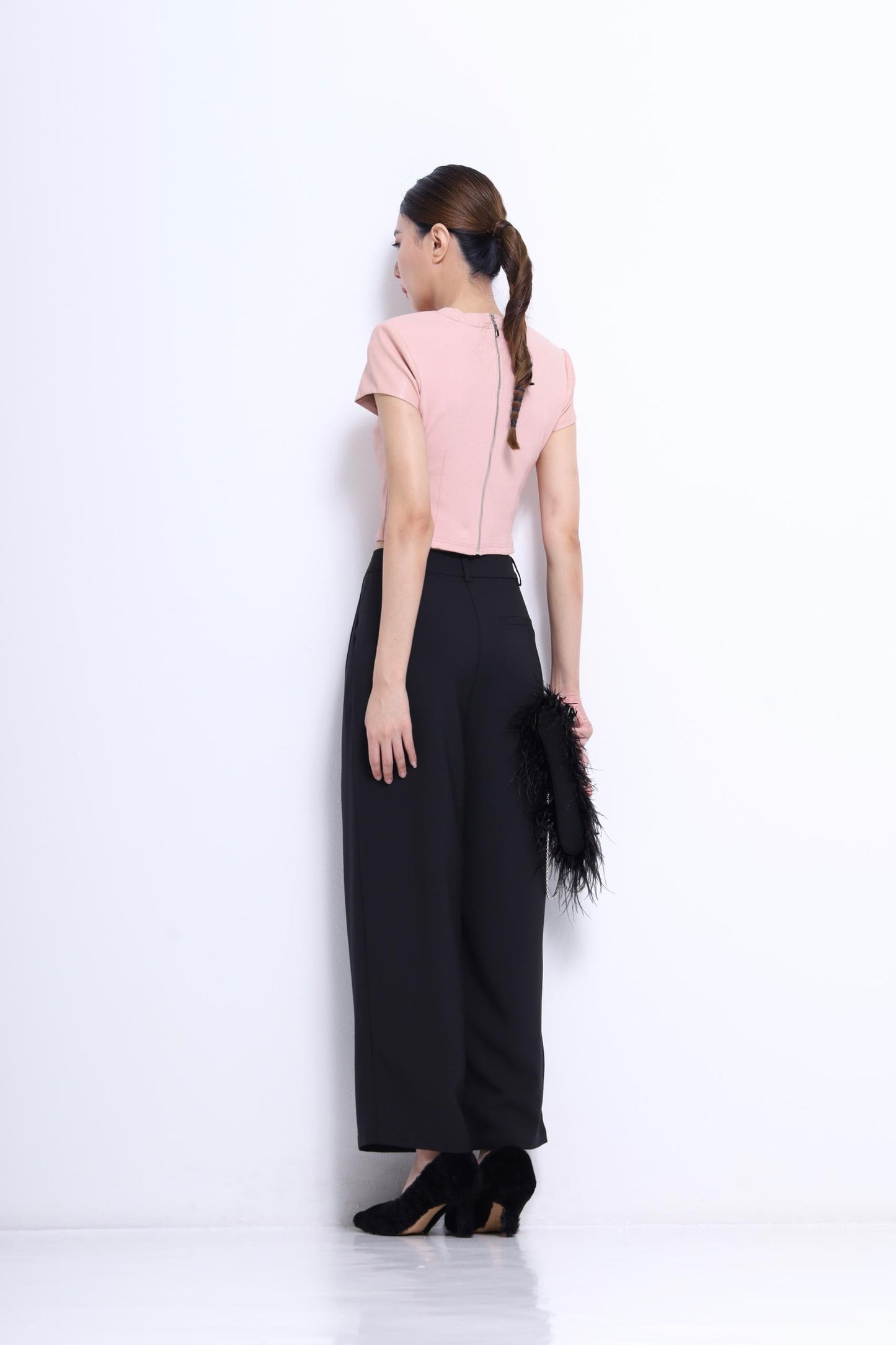 Olivia Faux Leather Top