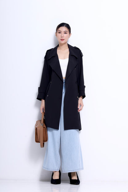 Naomi Light Midi Trench Jacket