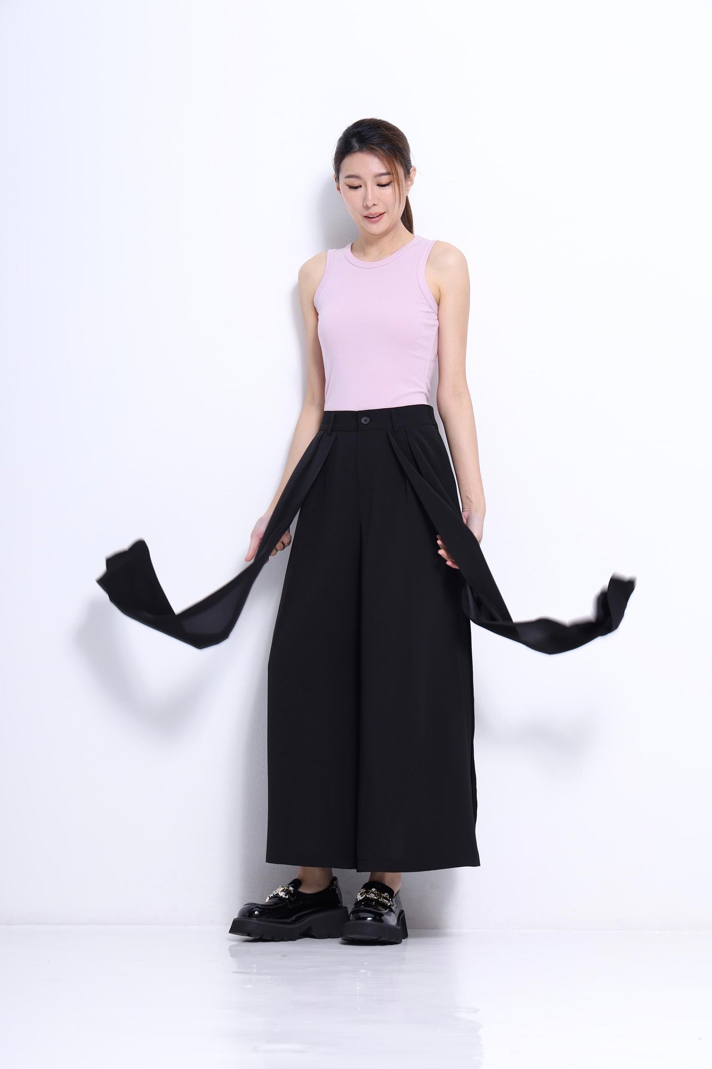 Blaire Asymmetrical Wide Leg Pants