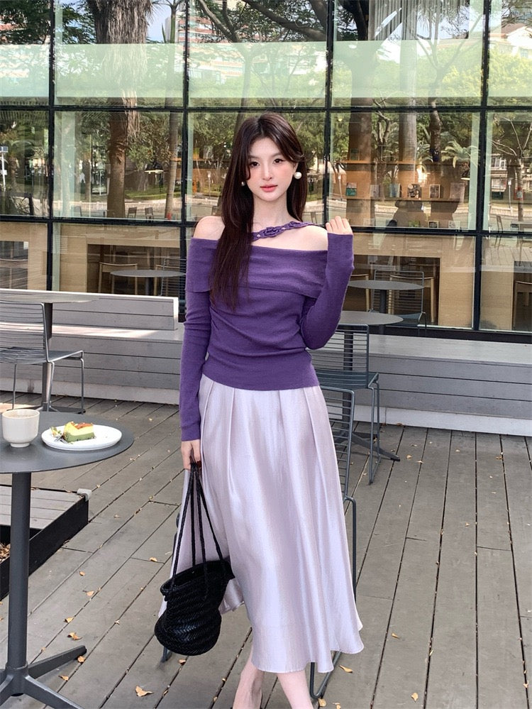 Valentina Pleated A-line Skirt