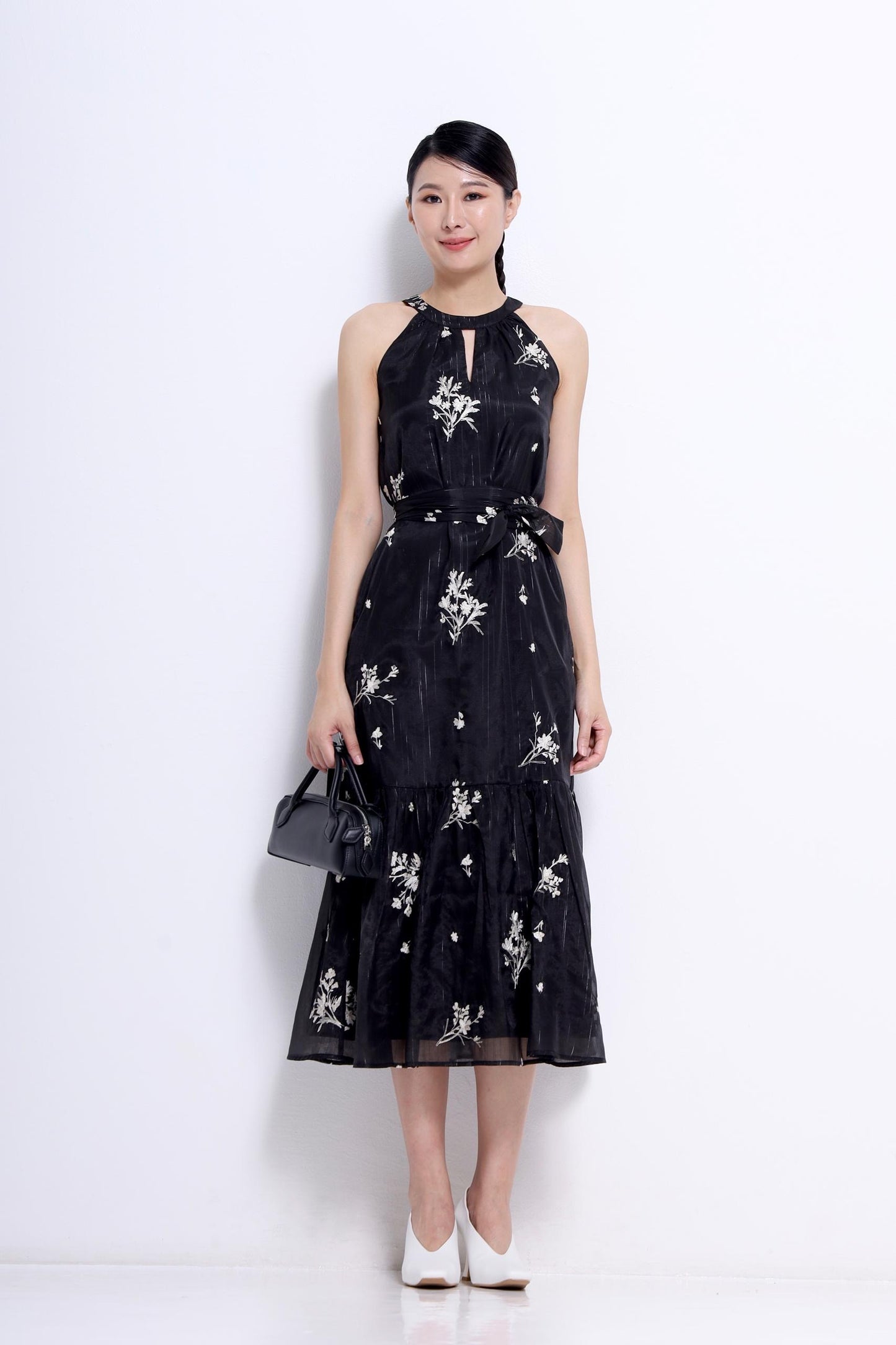 Mona Cut In Printed Dress