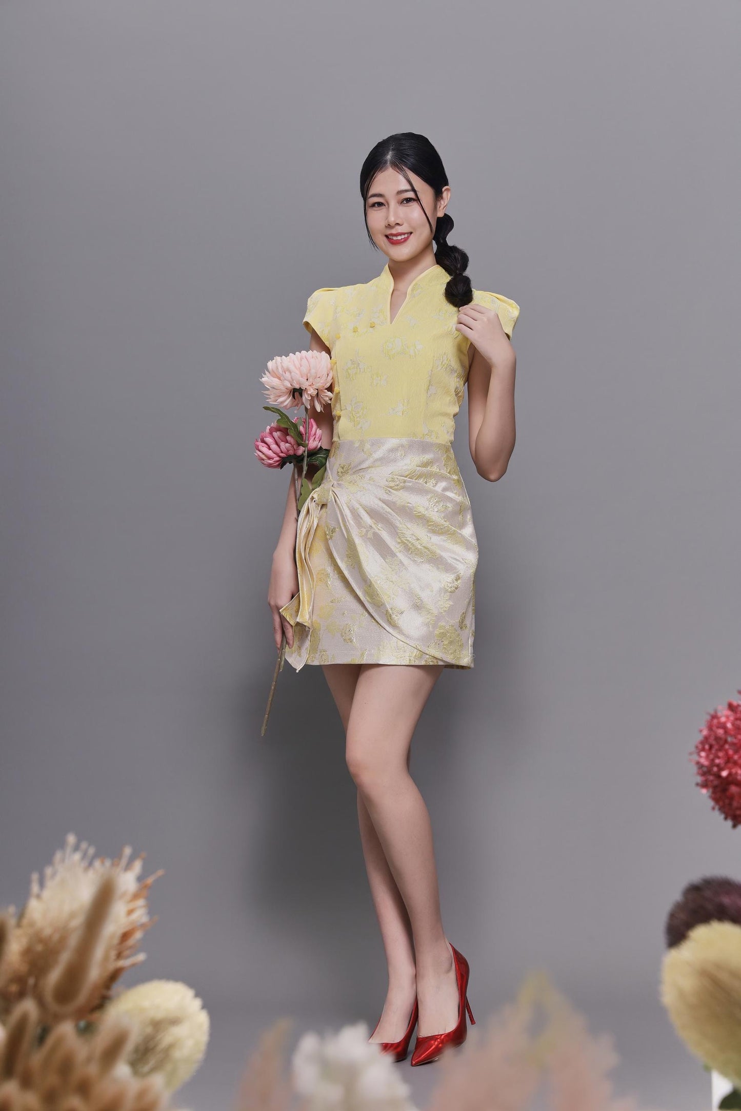 Yi Mei A-line Qipao Dress