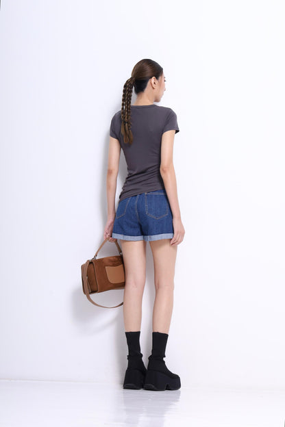 Mindy Washed Denim Aline Jeans