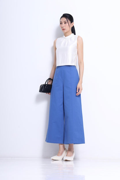Veron Round Neck Satin Top